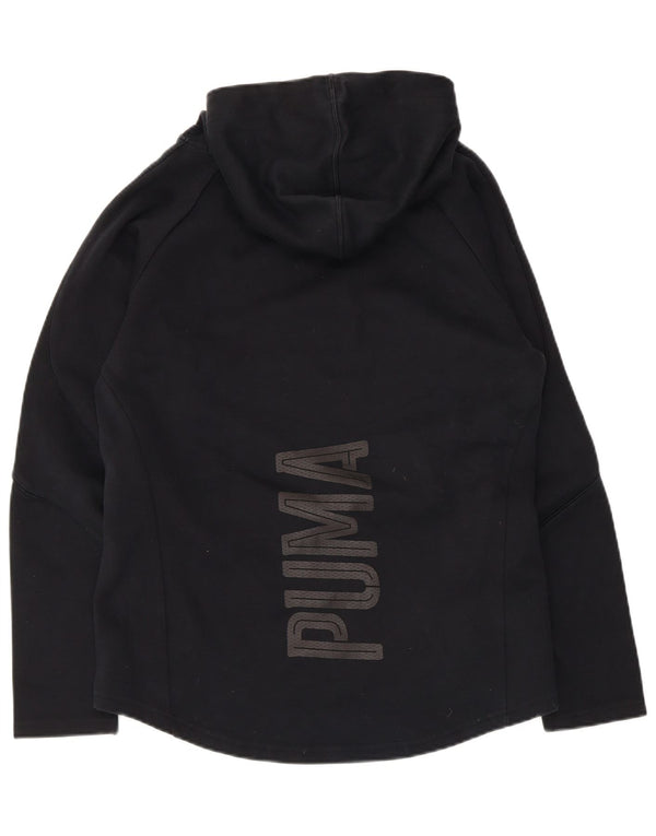 Pulover pentru femei Puma Graphic Hoodie UK 12 Medium Black Bumbac