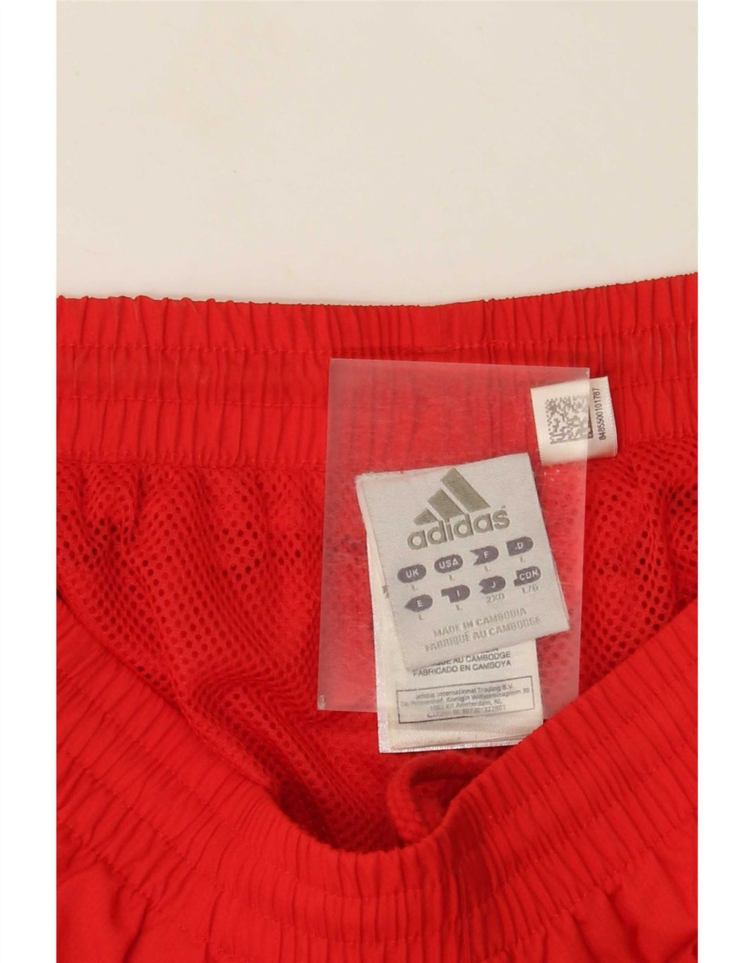 Pantaloni scurți sport pentru bărbați Adidas Bermuda Cargo, mare, roșu, nailon