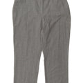Pantaloni tăiați pentru femei Marks & Spencer UK 14 Large W34 L24 Gri Poliester