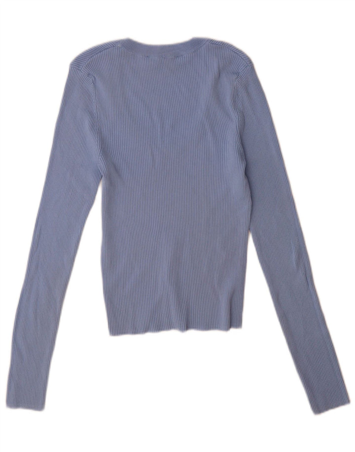 Top pentru femei Zara cu mânecă lungă UK 12 Medium Blue