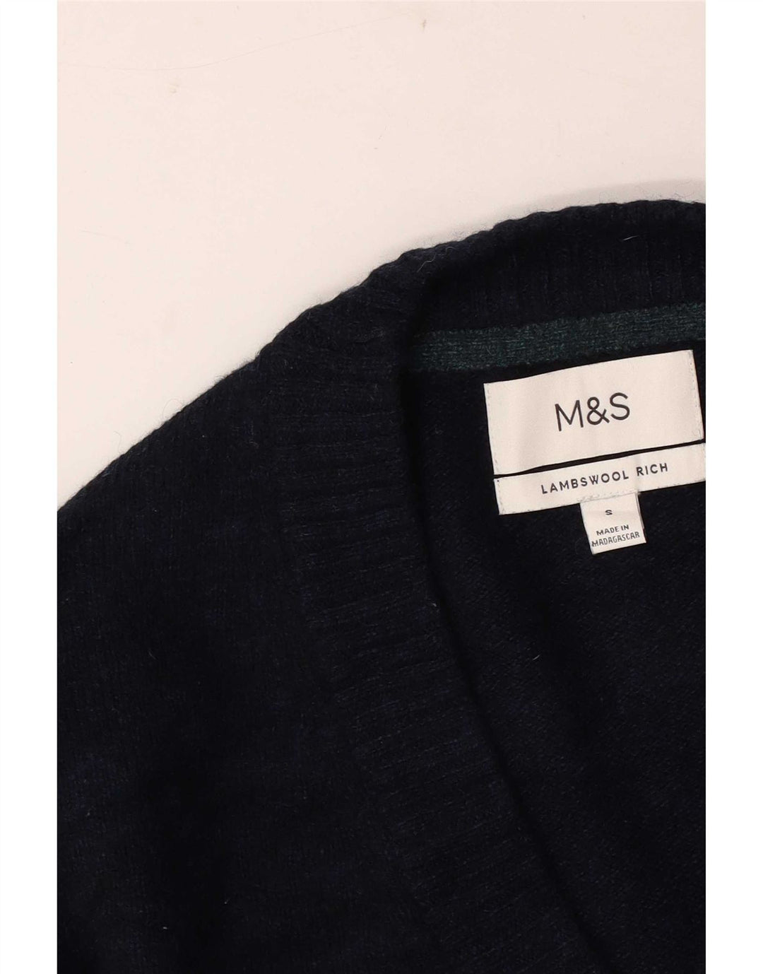 Pulover cardigan pentru bărbați Marks & Spencer Mic, bleumarin