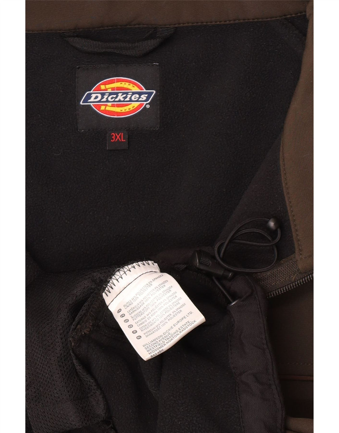 Jachetă de vânt pentru bărbați Dickies UK 46 3XL Kaki Poliester color bloc