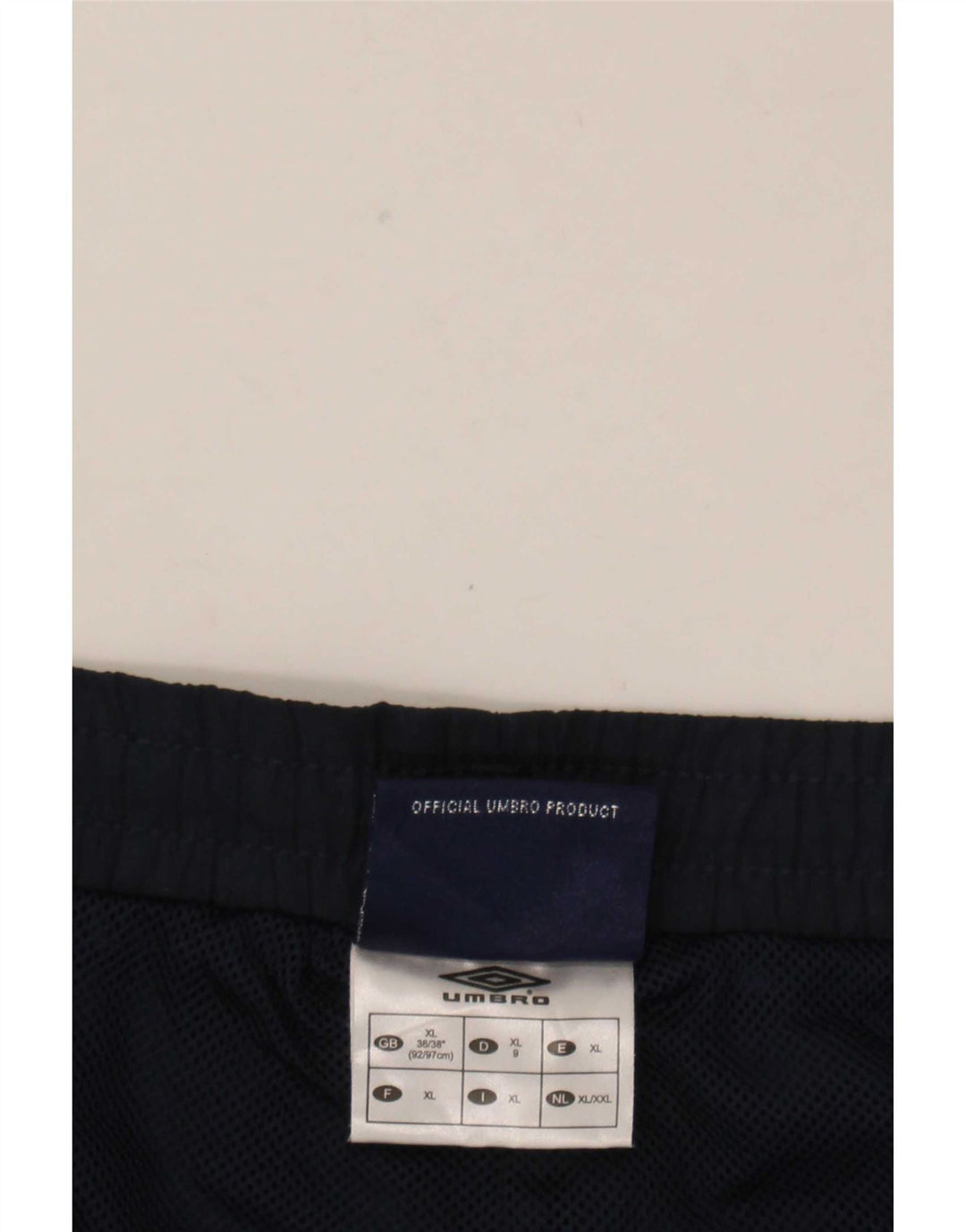 Pantaloni scurți sport Umbro pentru bărbați, cu grafică, XL, poliester bleumarin