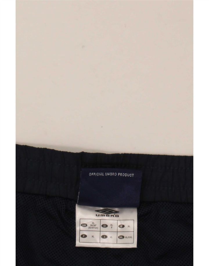 Pantaloni scurți sport Umbro pentru bărbați, cu grafică, XL, poliester bleumarin