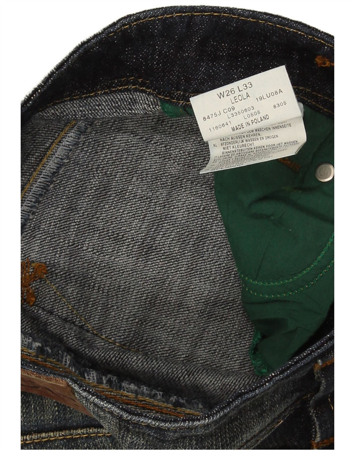 Blugi Lee pentru femei Leola Bootcut W26 L33 bumbac bleumarin