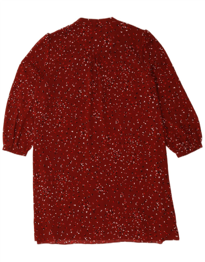 Rochie schimbătoare cu mânecă lungă pentru femei Hobbs UK 14 Poliester floral, roșu, mare