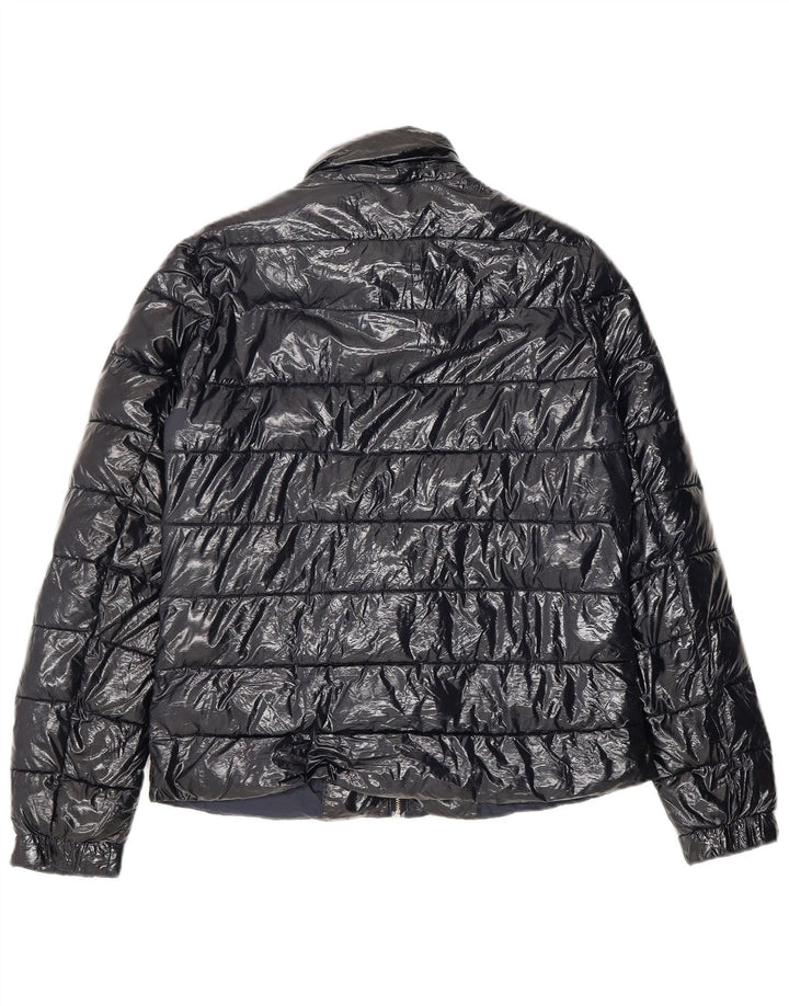 Jachetă căptușită pentru femei Tommy Hilfiger UK 10 Small, bleumarin, poliamidă