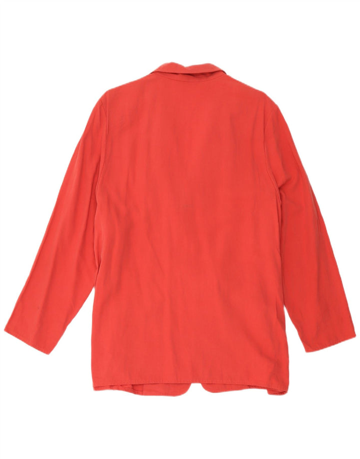 Jachetă pentru femei Marks & Spencer, cu 3 nasturi, cu ajustare standard, UK 20 2XL, roșu
