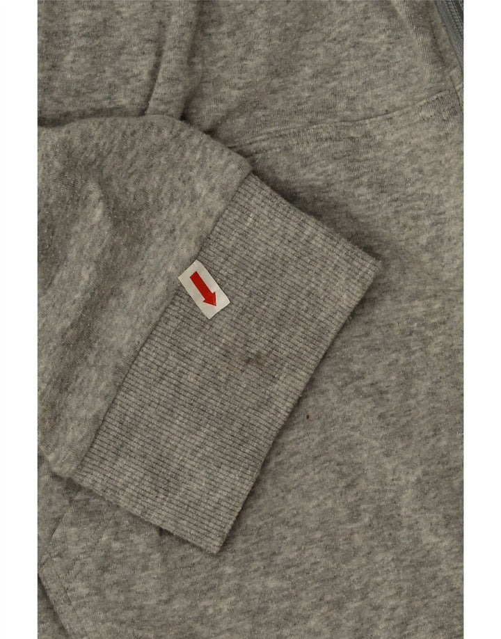 Pulover Calvin Klein pentru bărbați, cu fermoar, bumbac, gri mediu