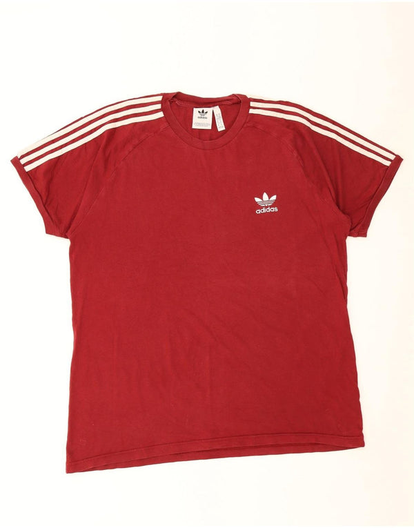 Tricou Bărbați Adidas Top XL Bumbac Roșu