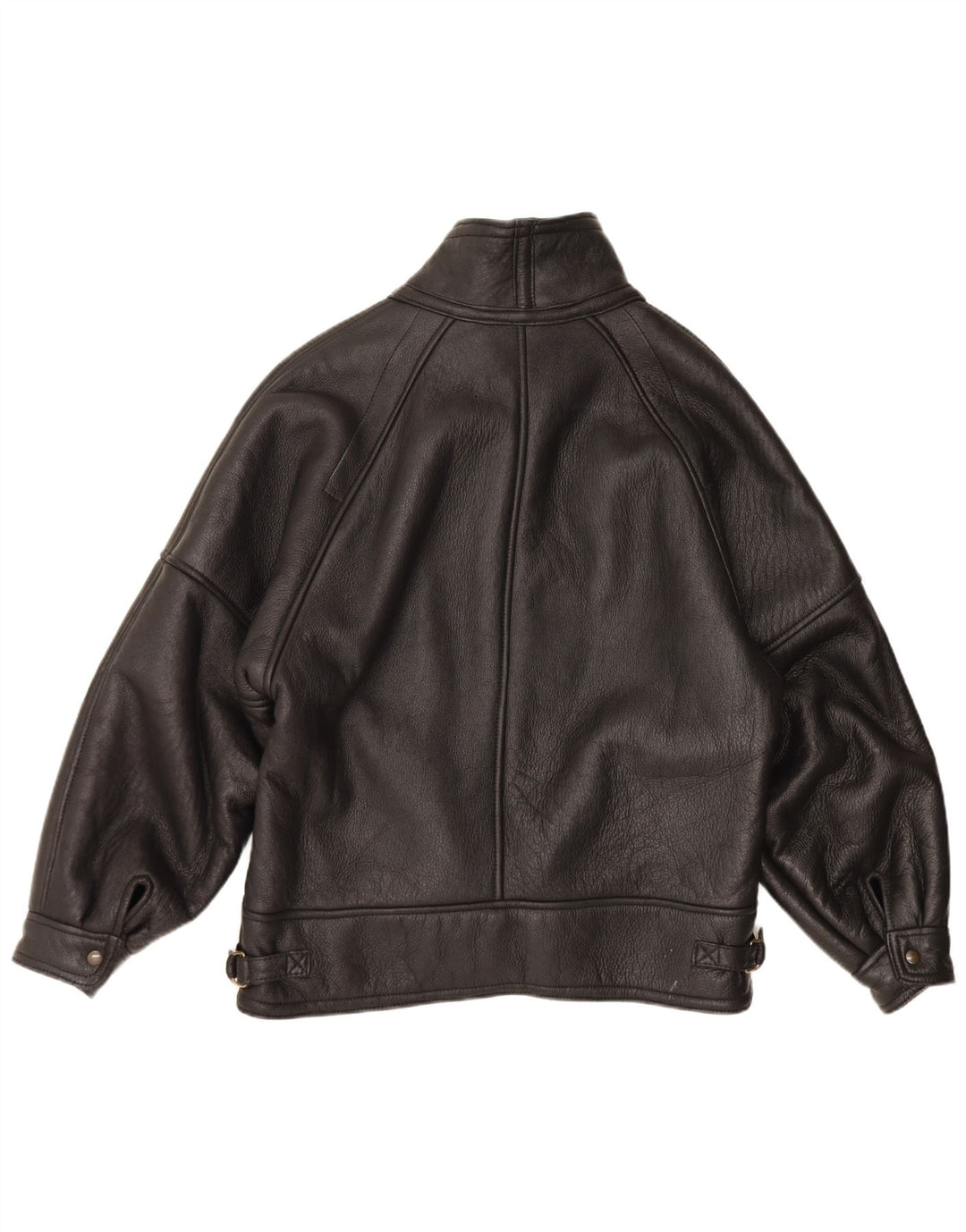Jachetă vintage pentru bărbați din shearling IT 54 2XL negru din shearling
