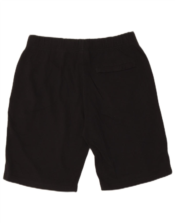 Pantaloni scurți sport Nike pentru bărbați, bumbac mediu negru