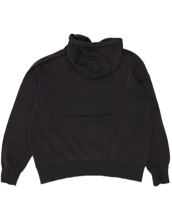 Pulover NIKE pentru damă, grafic supradimensionat, bumbac negru UK 18 XL