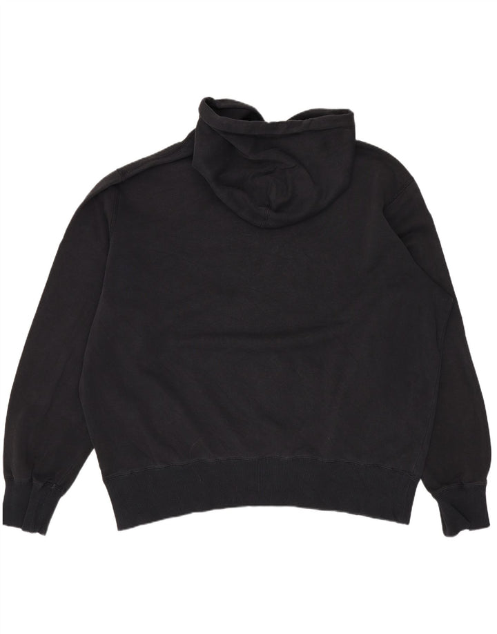 Pulover NIKE pentru damă, grafic supradimensionat, bumbac negru UK 18 XL