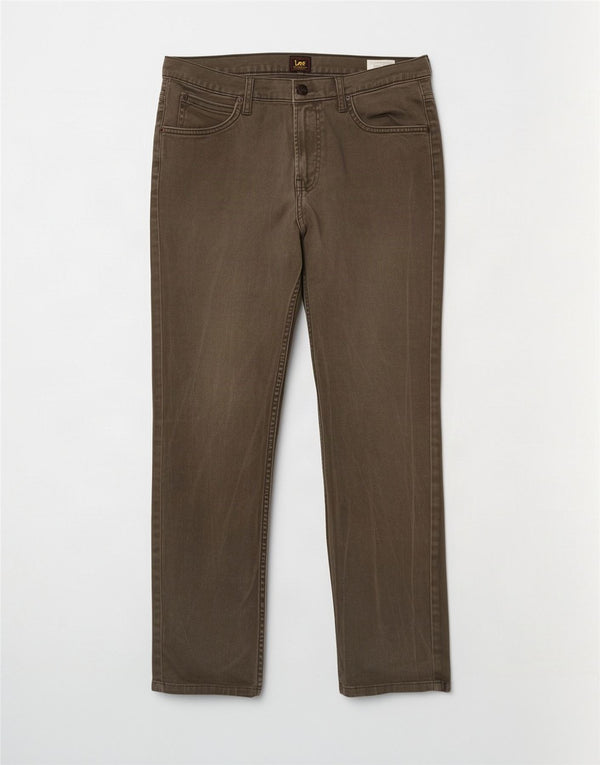 Blugi Lee Rider Slim drepte pentru bărbați W32 L32 bumbac kaki