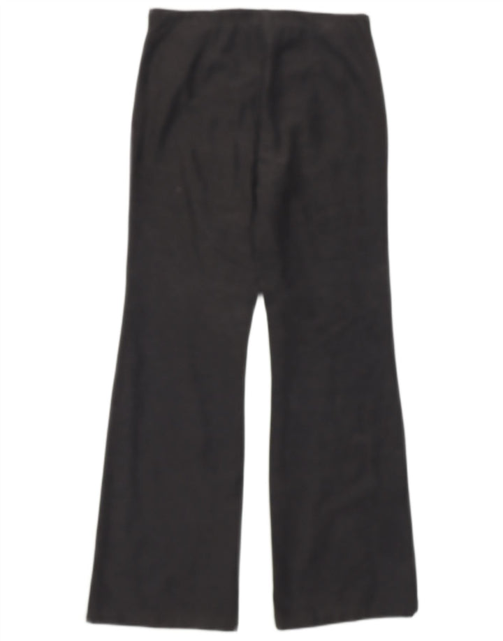 Pantaloni casual pentru femei BENETTON Bootcut IT 42 Medium W28 L29 Gri Bumbac