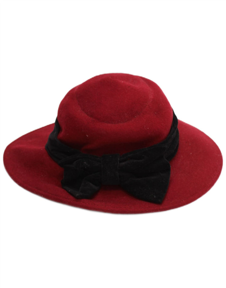 Pălărie de găleată pentru femei Kangol, lână roșie mică