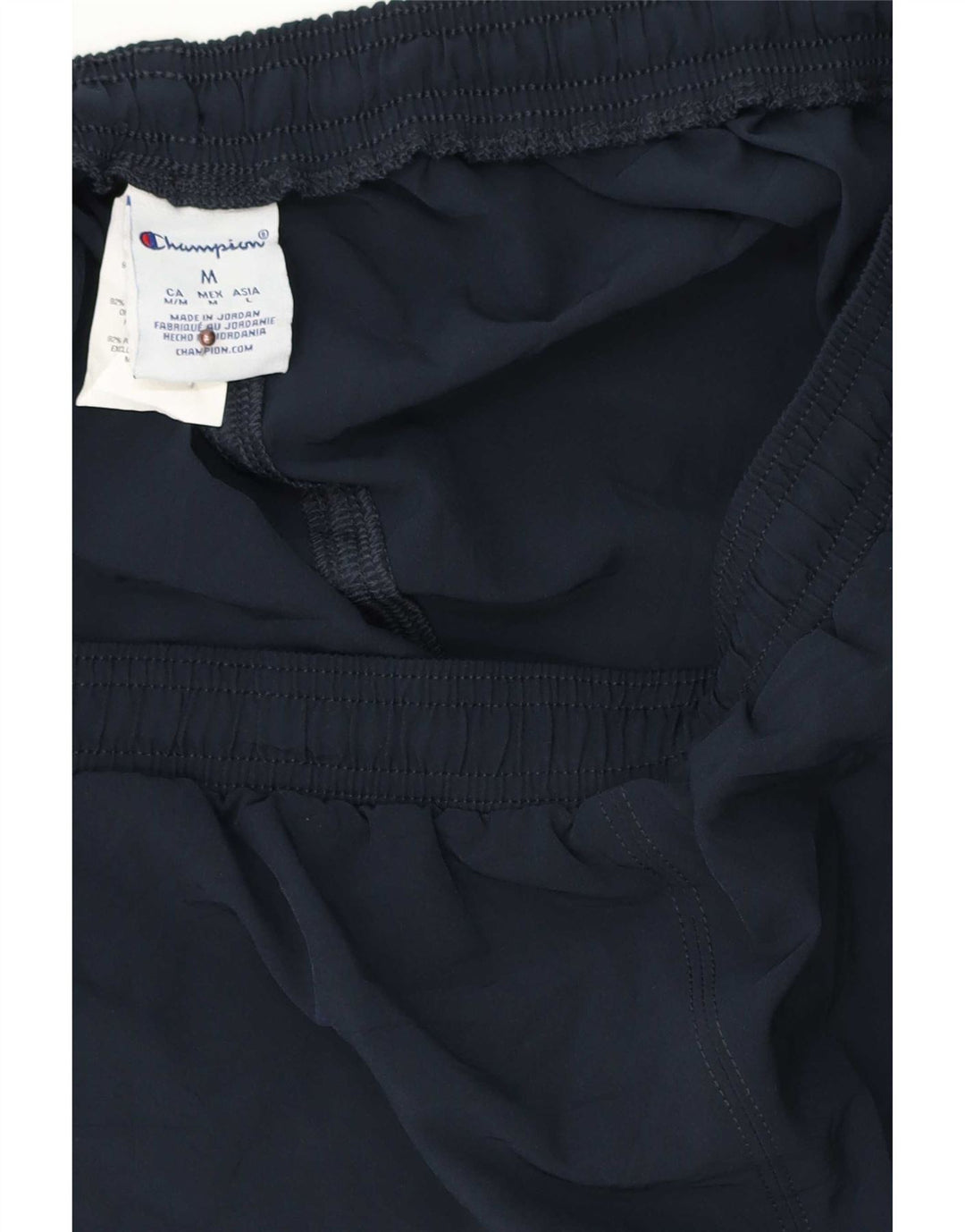 Pantaloni scurți sport grafic Champion pentru femei UK 12 Medium Bleumarin Poliester