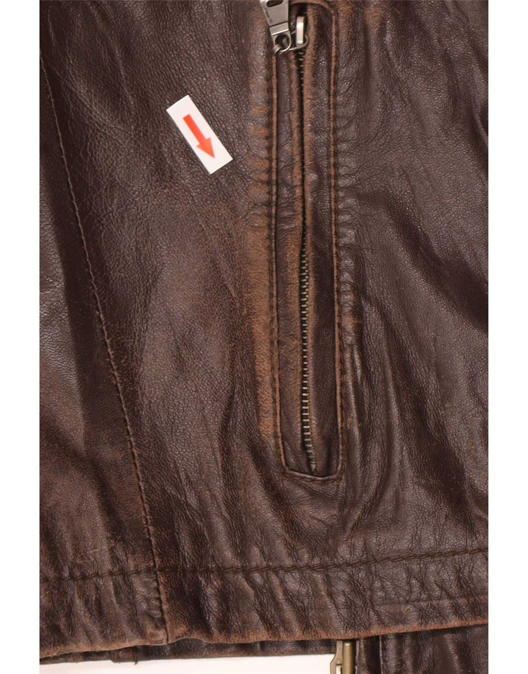 In Extenso Jachetă de piele pentru bărbați UK 40 Large Brown