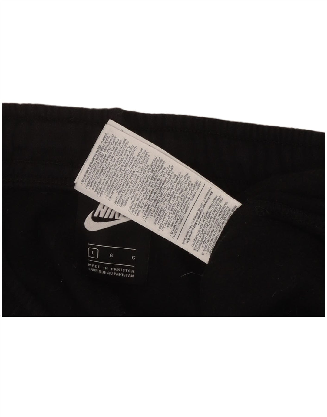 Pantaloni de trening grafic pentru bărbați NIKE Pantaloni de jogging mari, negru, bumbac