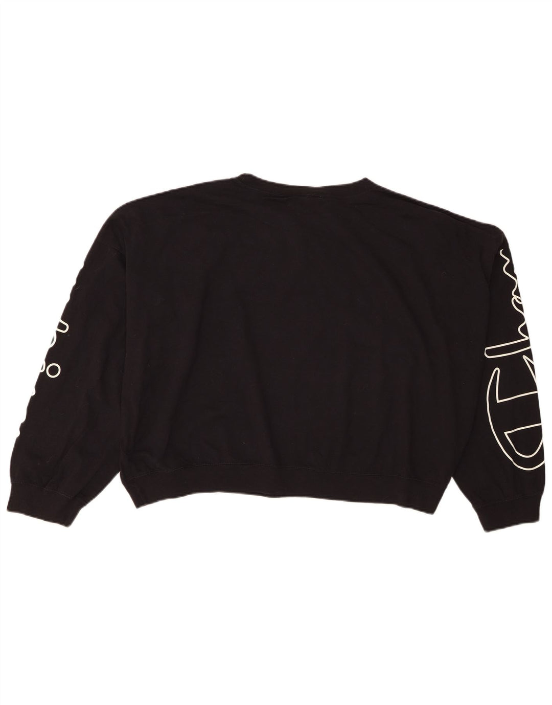 Pulover cu grafic supradimensionat Champion pentru femei UK 14 Medium Negru