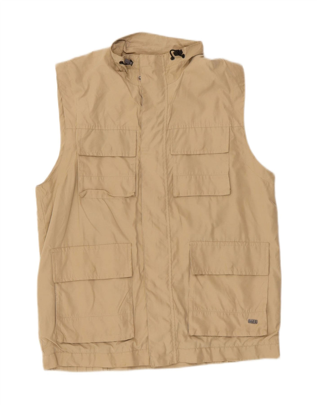 WAMPUM Gilet utilitar pentru bărbați UK 38 Medium Beige Poliester