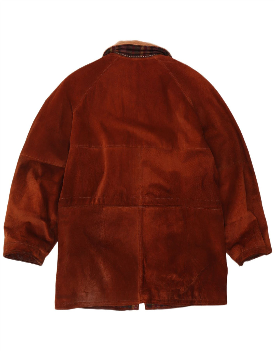Jachetă vintage pentru bărbați din piele intoarsa IT 54 2XL din piele maro