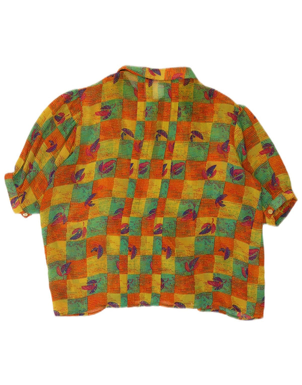 Bluză cămașă pentru femei VINTAGE IT 42 Medium Multicolor Patchwork