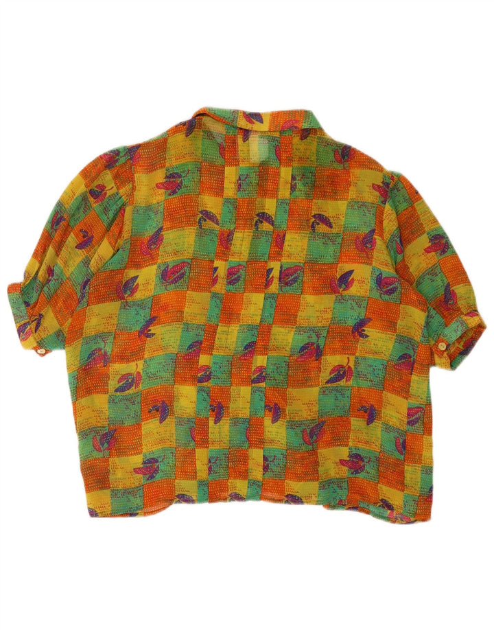 Bluză cămașă pentru femei VINTAGE IT 42 Medium Multicolor Patchwork