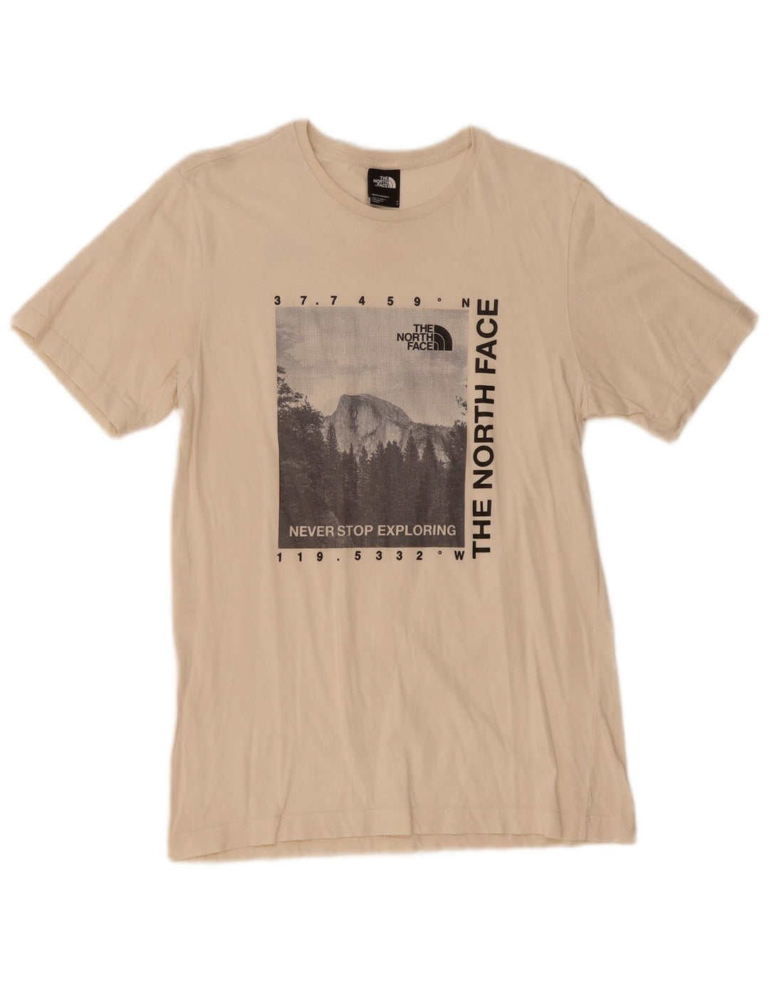 Tricou grafic pentru bărbați The North Face Top mic alb
