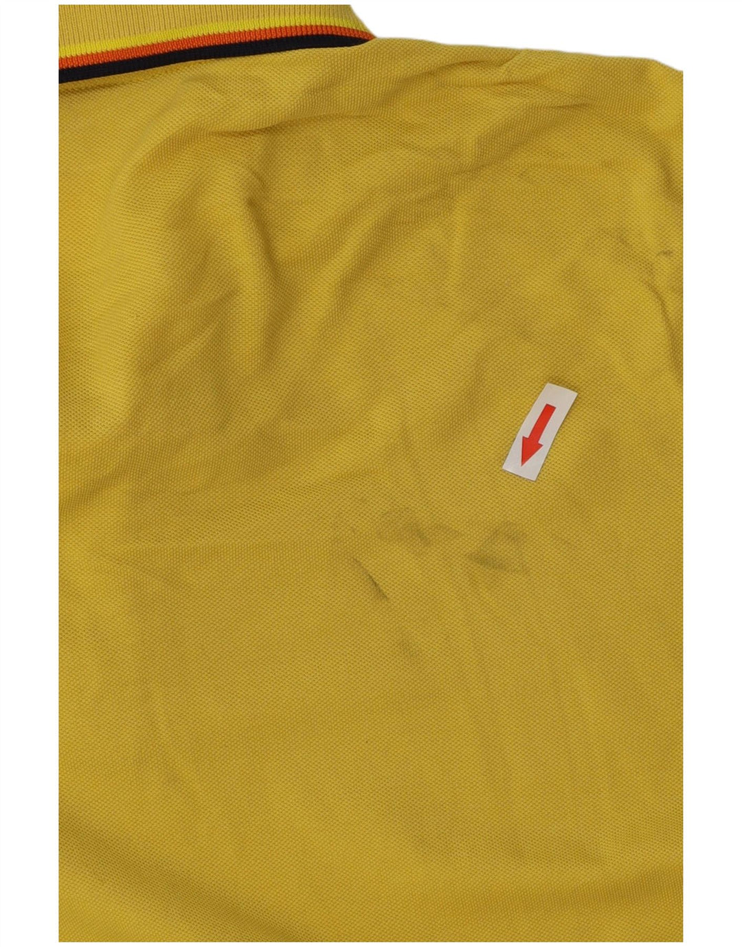 Tricou polo pentru bărbați K-WAY, galben mare