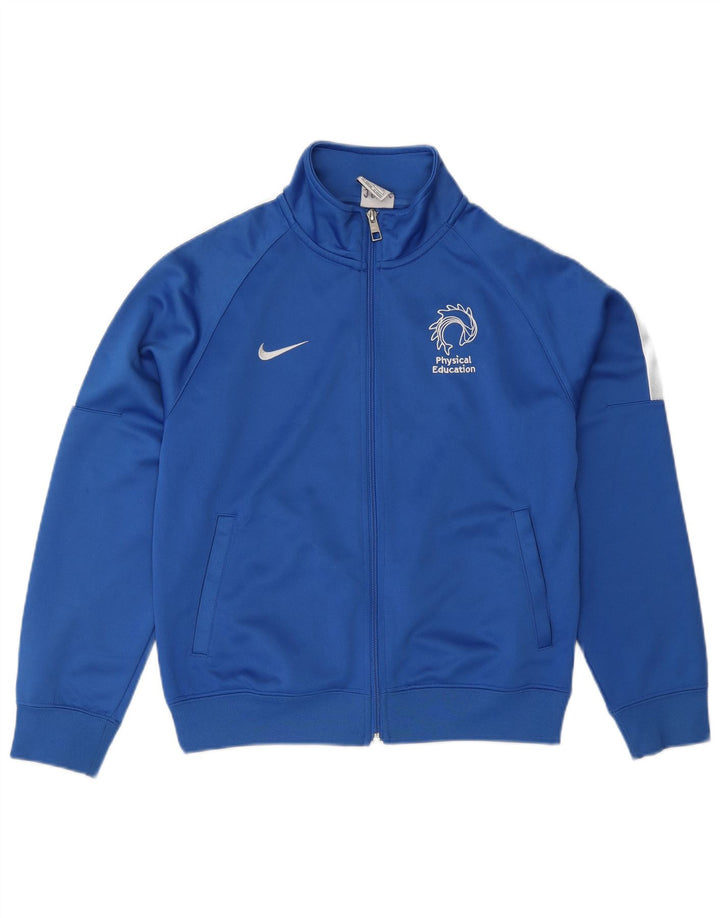 Jachetă de top pentru trening cu grafică Nike pentru băieți 12-13 ani, mare, albastru