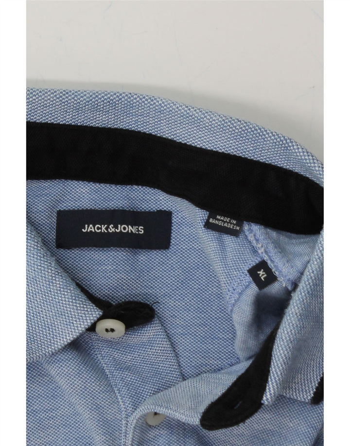 JACK & JONES Mens Polo Shirt XL Blue Vintage Jack & Jones and Second-Hand Jack & Jones from Messina Hembry 