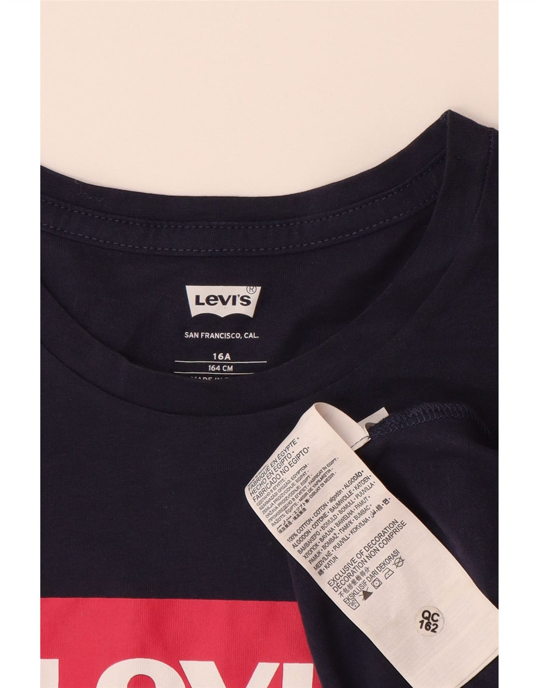 Tricou Grafic Fete LEVI'S Top 15-16 Ani Bumbac Bleumarin