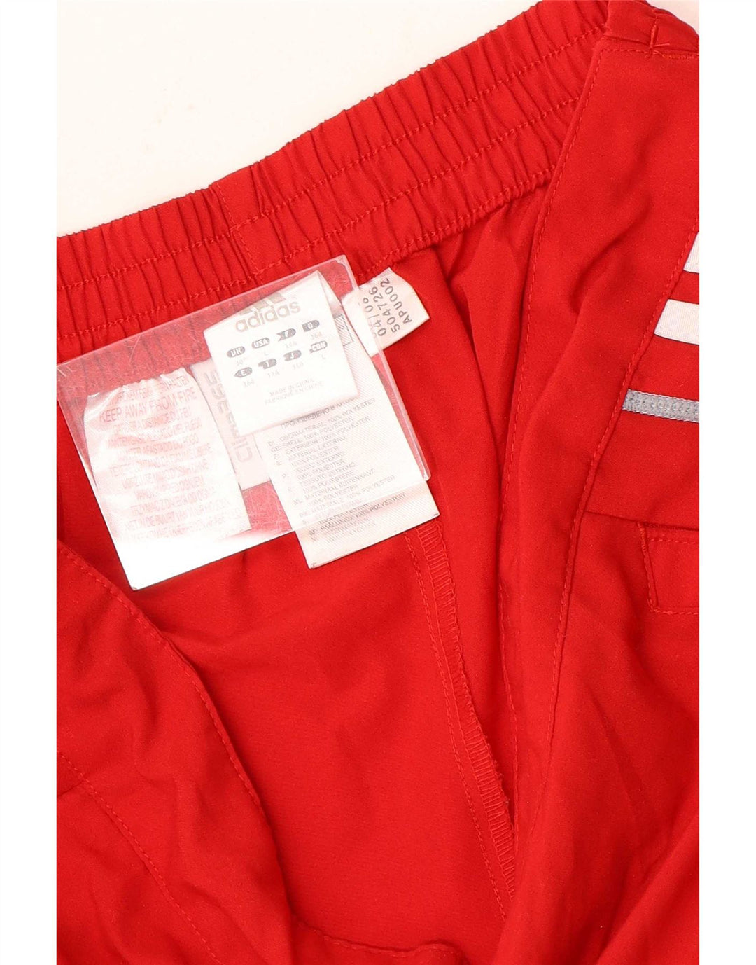 Pantaloni scurți sport adidas Climalite Graphic pentru băieți 13-14 ani poliester roșu