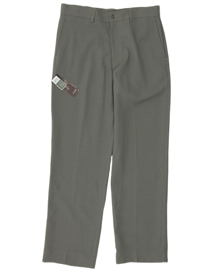 Pantaloni casual drepti pentru femei Farah L34 L31 Poliester verde