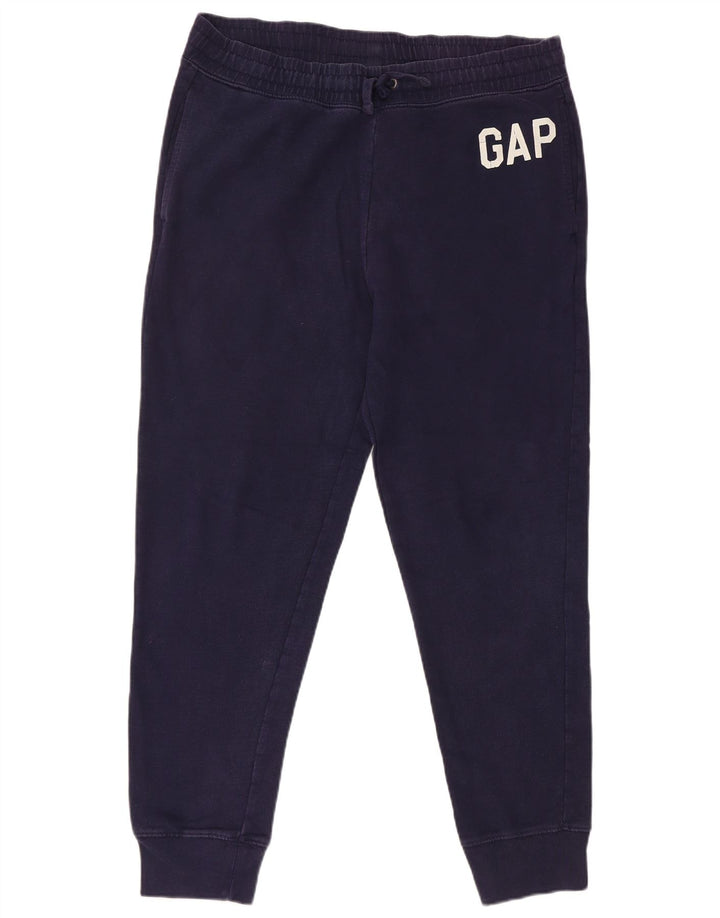 Gap Pantaloni de trening pentru bărbați Pantaloni de jogging Mediu Bumbac bleumarin