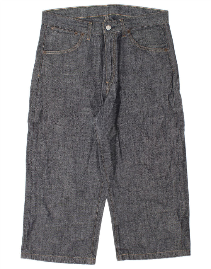 Jeans Capri pentru bărbați LEVI'S W32 L20 bleumarin