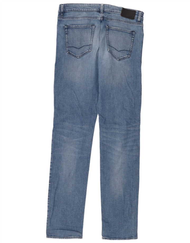 Blugi slim pentru bărbați Hugo Boss W34 L36 Bumbac albastru