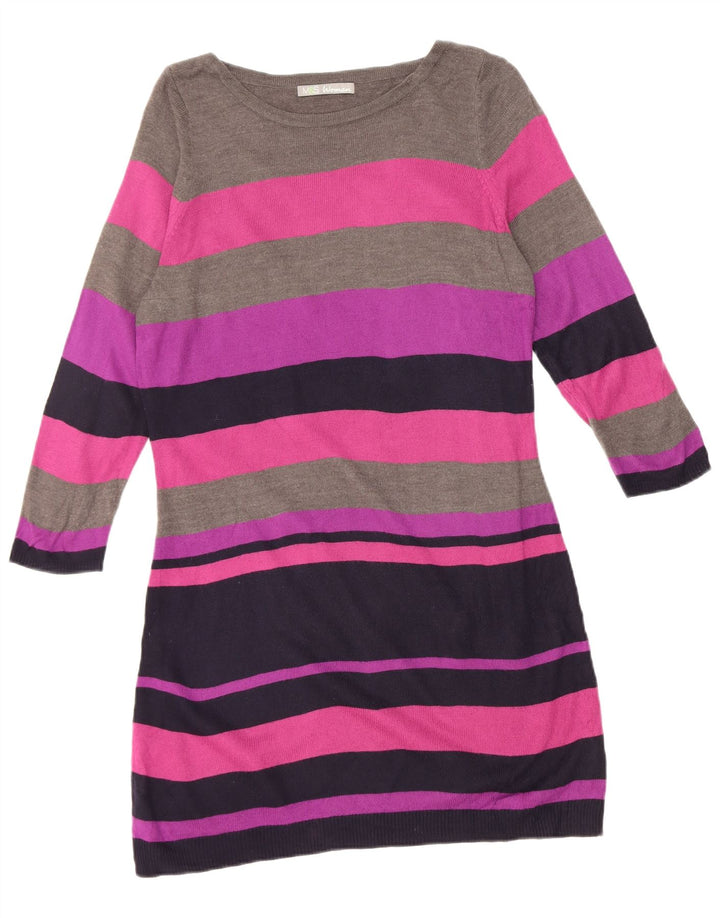 Rochie pulover pentru femei Marks & Spencer UK 12 Medium, multicolore, cu dungi