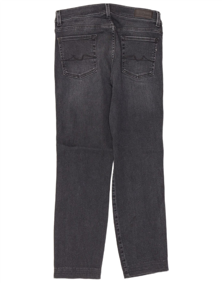 7 For All Mankind Blugi drepti pentru femei L30 L27 Bleumarin