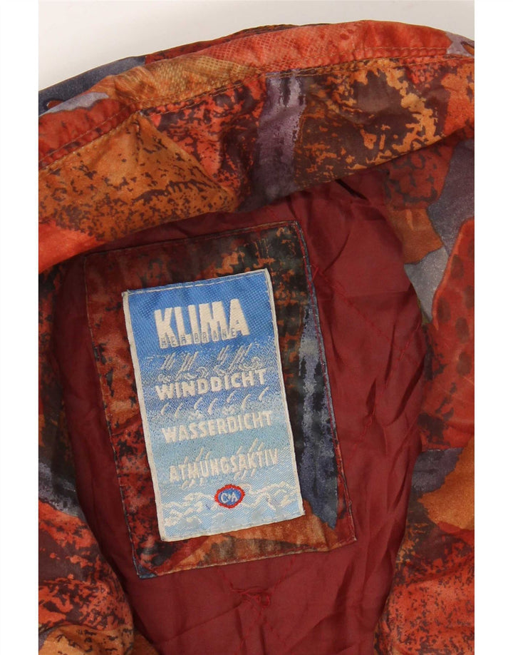 C&A Jachetă de vânt pentru femei cu model abstract, UK 14, mare, multicoloră