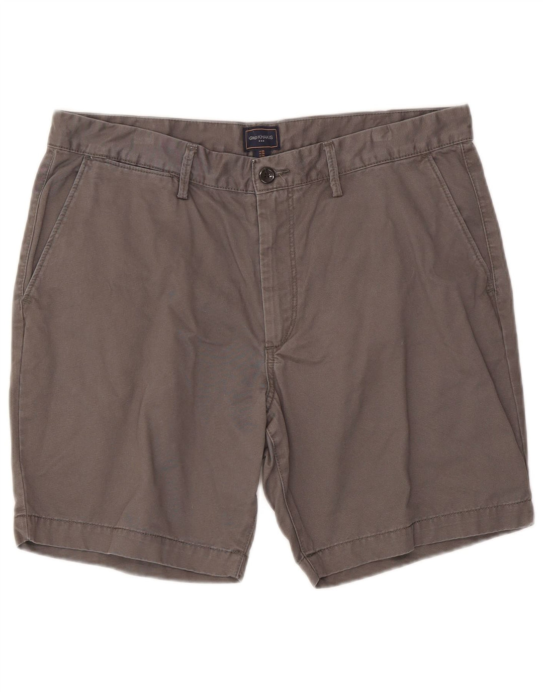 Pantaloni scurți pentru bărbați Gap Khakis Chino W36 Large Gri Bumbac