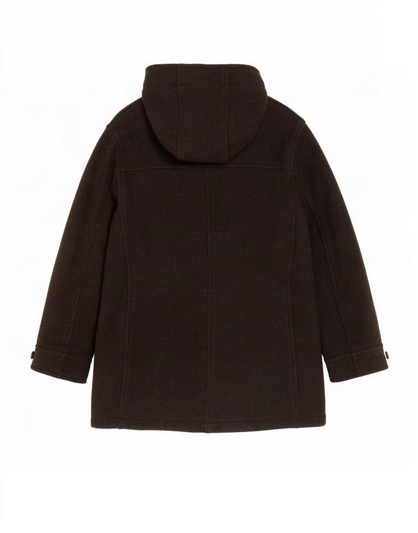 Palton cu glugă pentru bărbați Butler & Webb UK 42 XL Lână maro