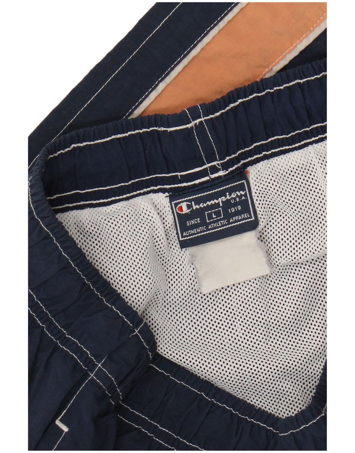 Pantaloni scurți de înot Champion pentru bărbați, mari, bleumarin, color block