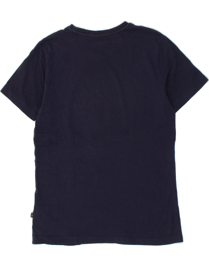 PUMA Mens Graphic T-Shirt Top Small Navy Blue Cotton Vintage Puma and Second-Hand Puma from Messina Hembry 