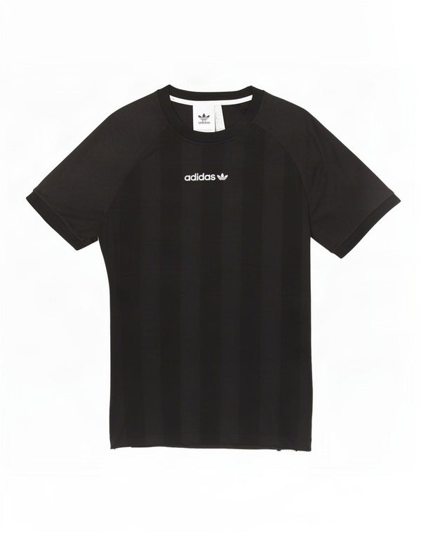 Tricou grafic Adidas pentru bărbați Top mic, negru, poliester color bloc
