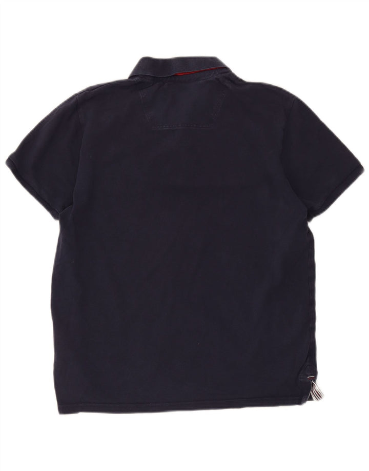Cămașă polo pentru bărbați Joules Slim Fit, bumbac mediu albastru bleumarin