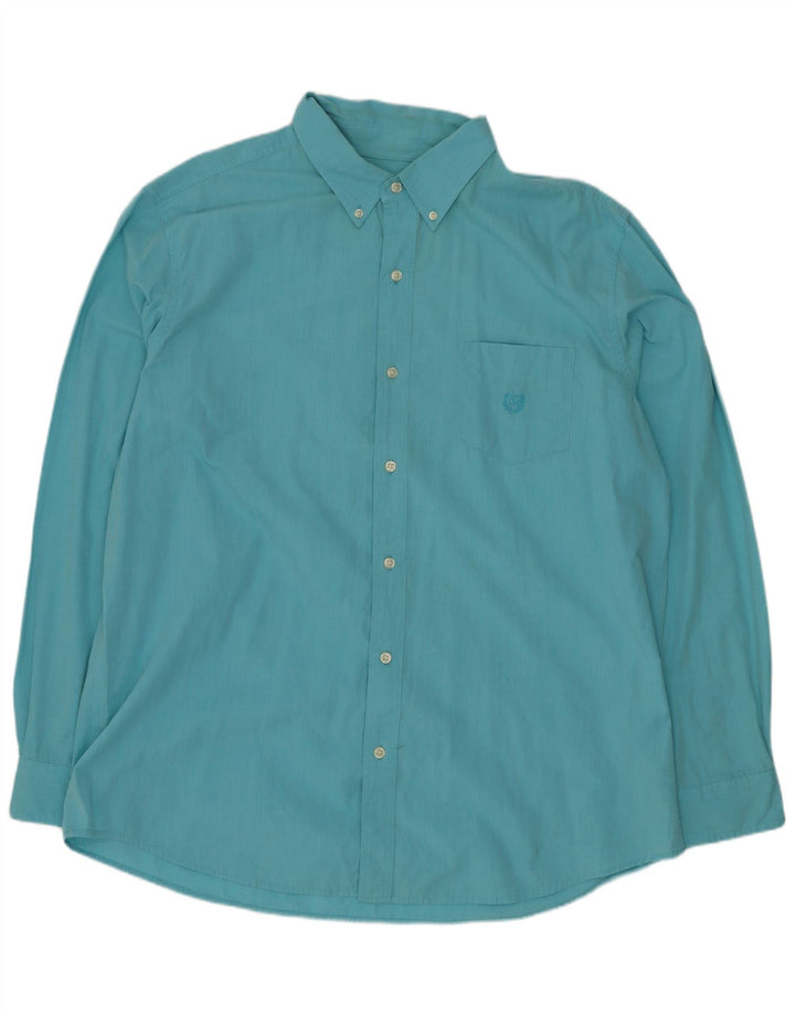 Cămașă pentru bărbați Chaps Regular Fit XL Bumbac albastru