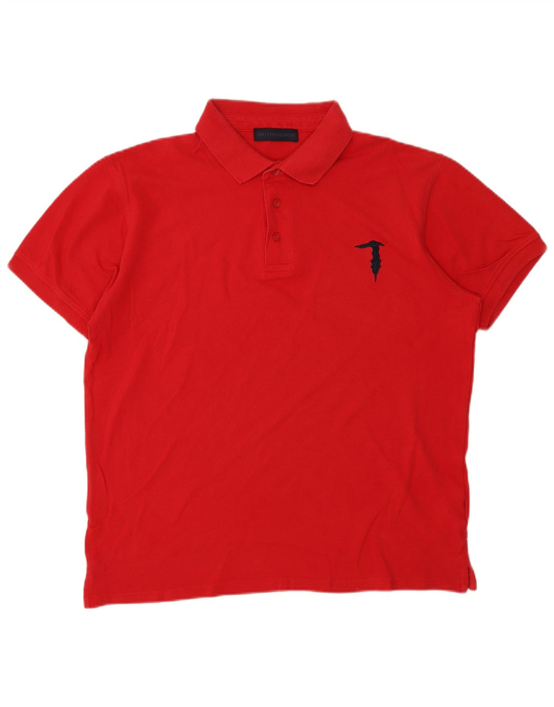 TRUSSARDI Tricou polo pentru bărbați, bumbac roșu mare